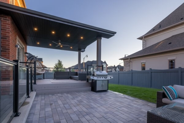 Backyard interlocking Markham