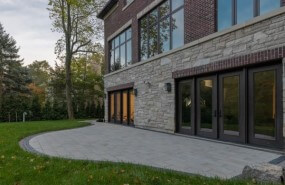 Kleinburg backyard interlocking