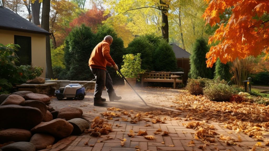 interlocking patio maintenance